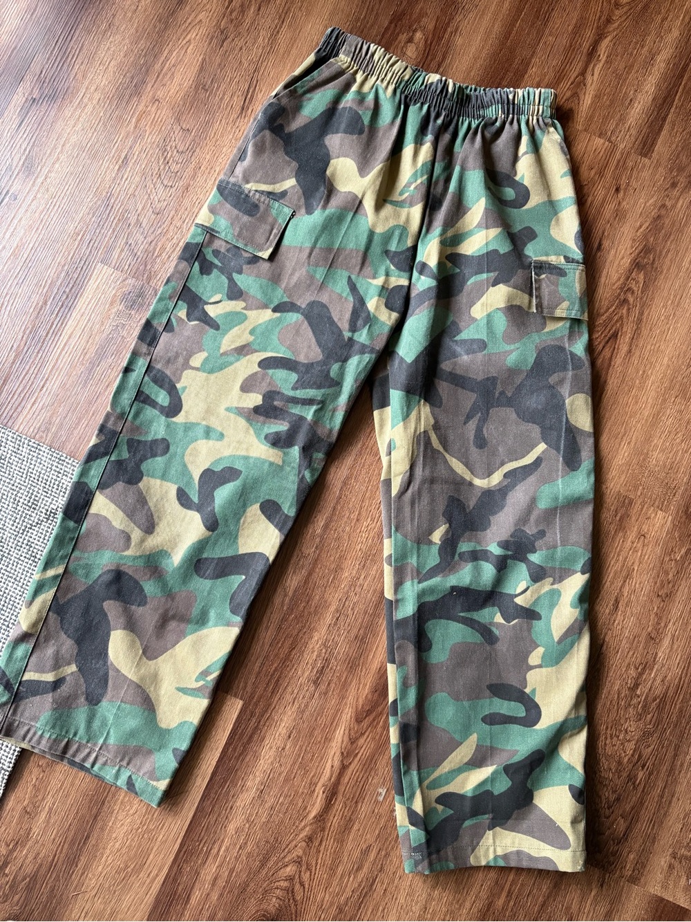 Heavy Canvas Camp Print Cargo Pants XS/s